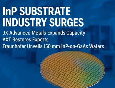 InP Substrate Industry Surges: JX Advanced Metals Expands Capacity, AXT Restores Exports, Fraunhofer Unveils 150 mm InP-on-GaAs Wafers