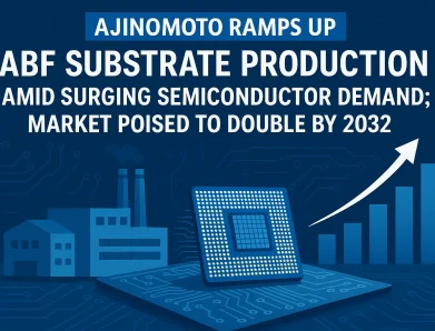 Ajinomoto Ramps Up ABF Substrate Production Amid Surging Semiconductor Demand; Market Poised to Double by 2032
