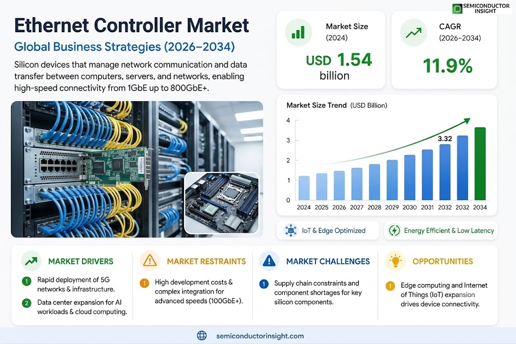 Ethernet Controller Market Size, Trends and Growth 