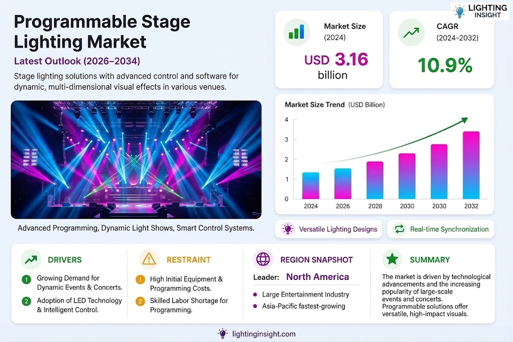 Programmable Stage Lighting Market Size and Growth 
