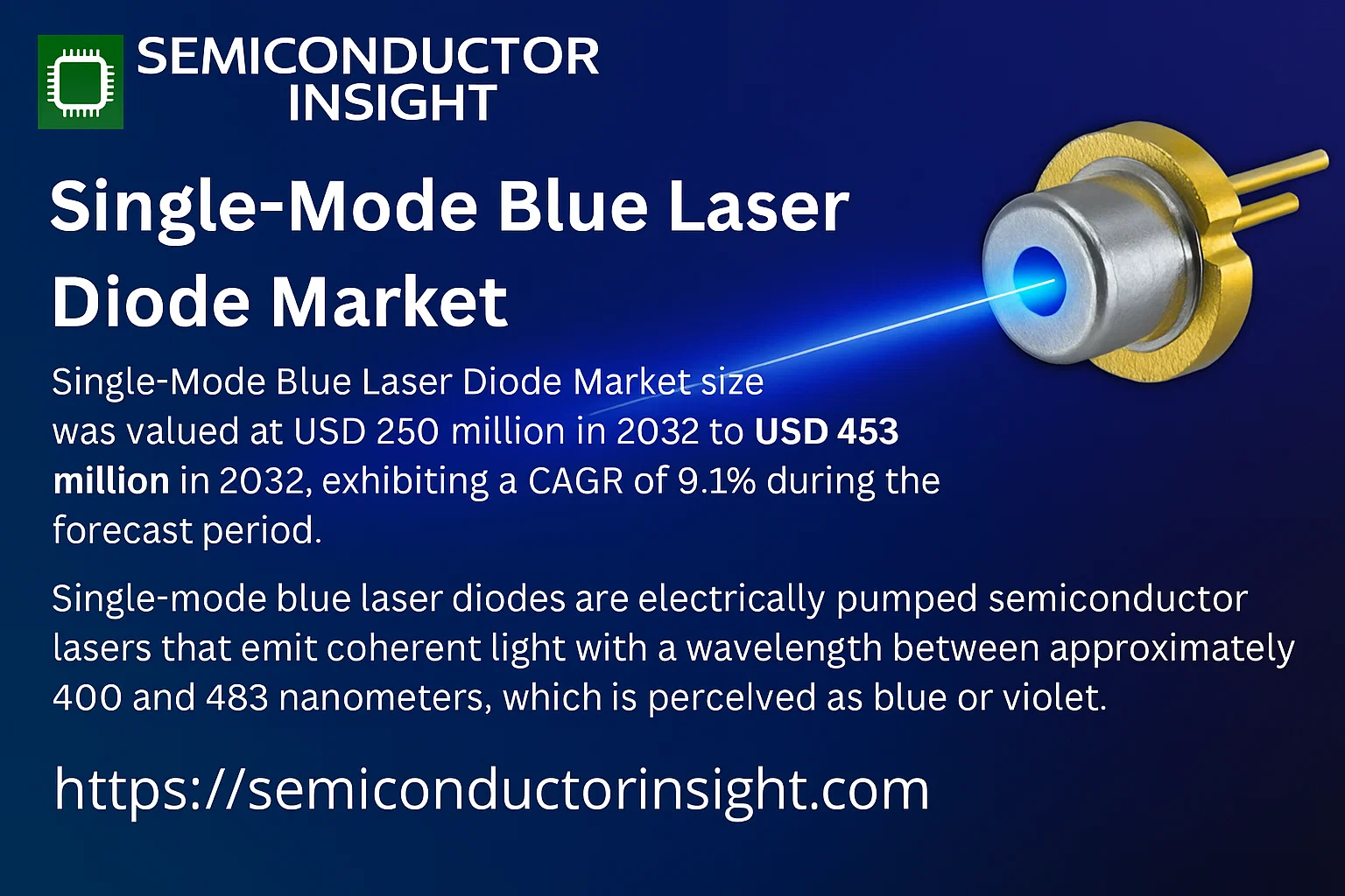Single-Mode Blue Laser Diode Market Forecast-semiconductorinsight