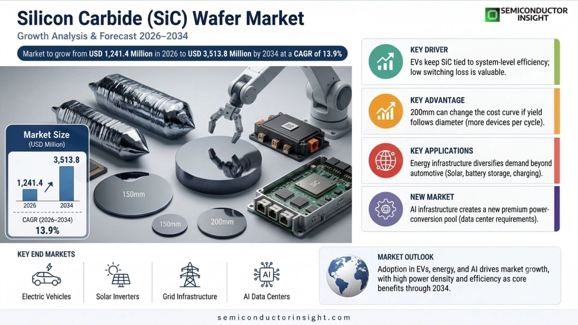 Silicon Carbide (SiC) Wafer Market Outlook
