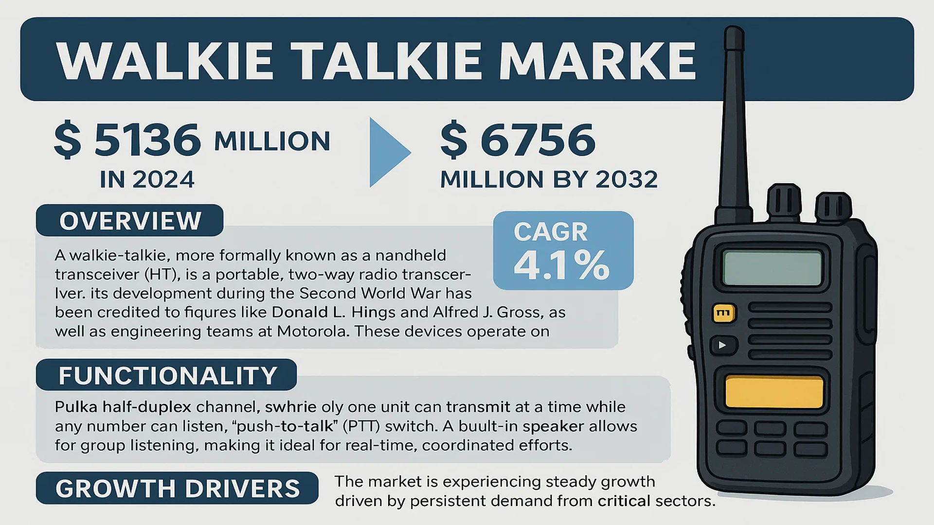 Walkie Talkie Market