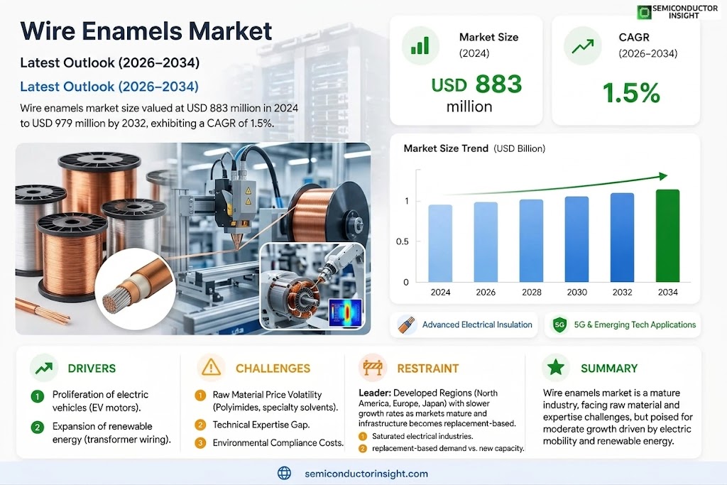 Wire Enamels Market Growth, Share and Forecast 