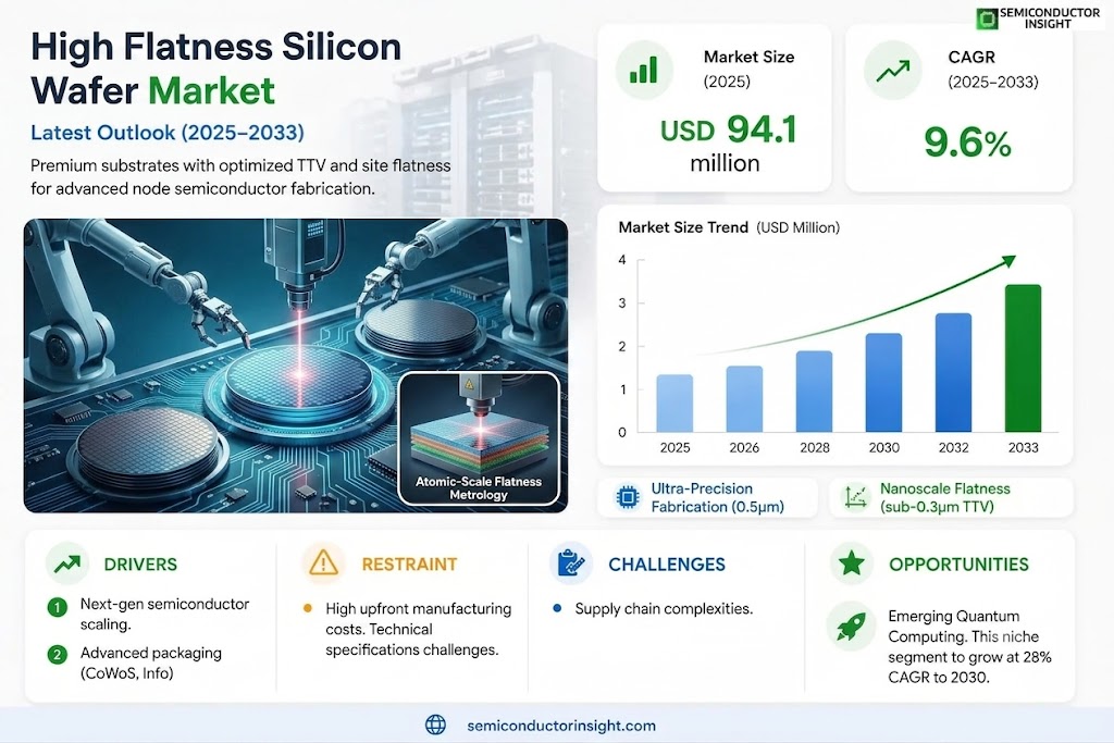 High Flatness Silicon Wafer Market Trends, Growth and Forecast