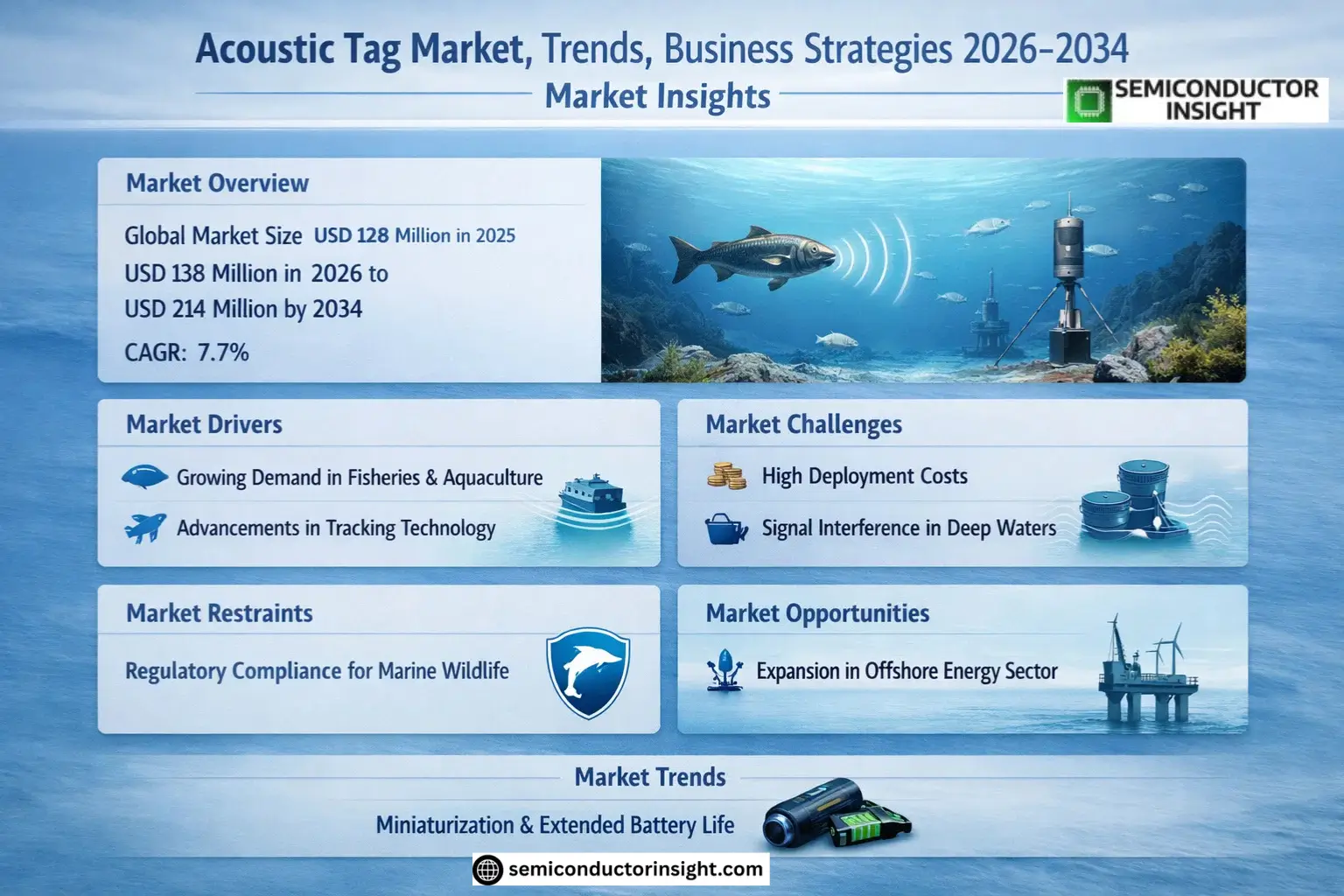 Acoustic Tag Market Size & Forecast