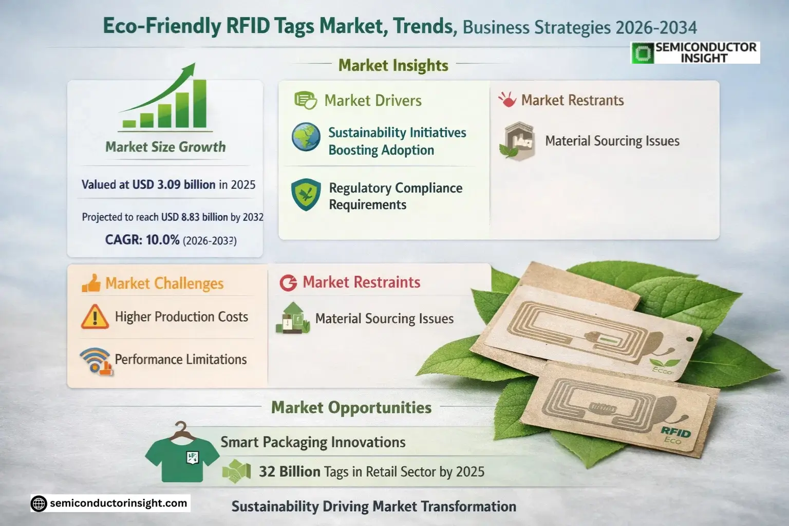 Eco-Friendly RFID Tags Market Size & Forecast