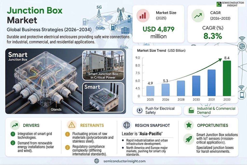 Junction Box Market Growth, Share and Forecast 
