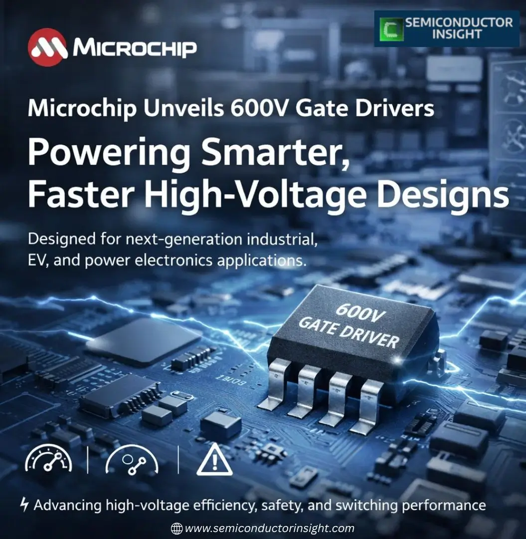 Microchip Launches 600V Gate Driver Portfolio