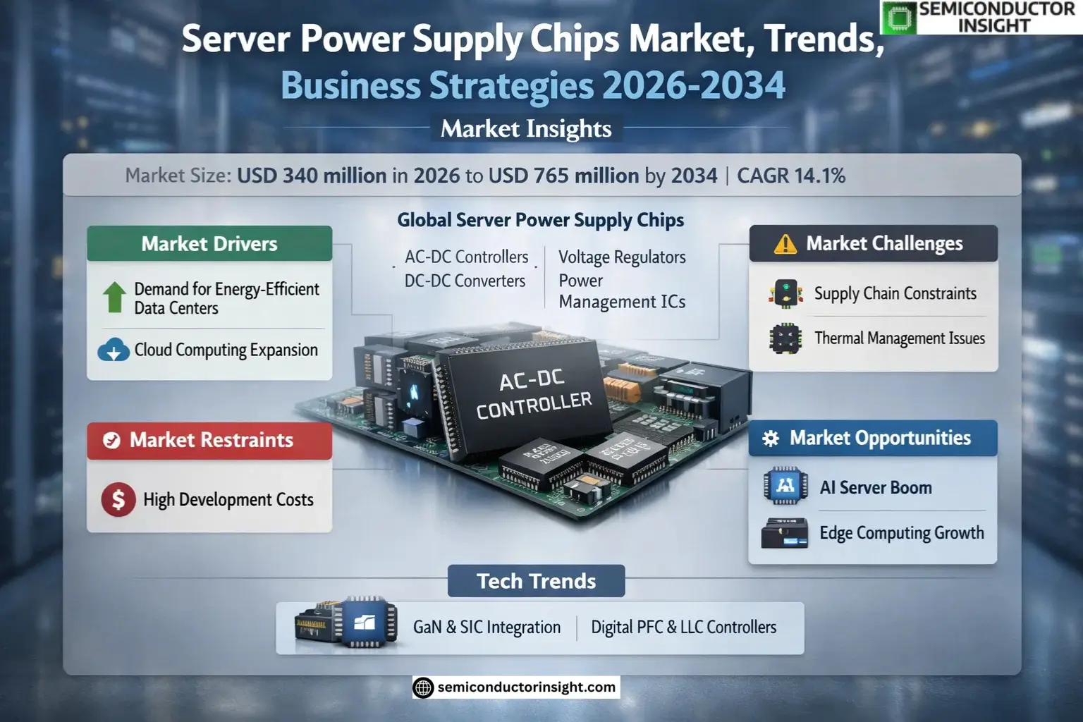 Server Power Supply Chips Market Share