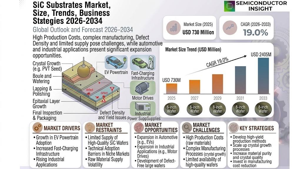 SiC Substrates Market
 Growth and Trends