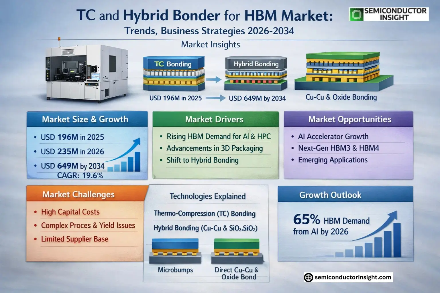 TC and Hybrid Bonder for HBM Market Size & Forecast