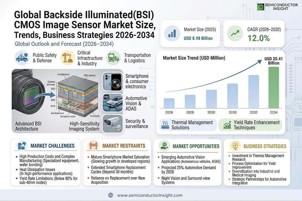 Backside Illuminated(BSI) CMOS Image Sensor Market Share and Trends