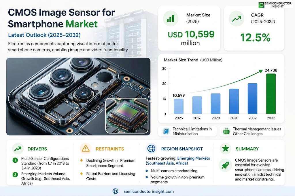 CMOS Image Sensor for Smartphone Market Size and Share 