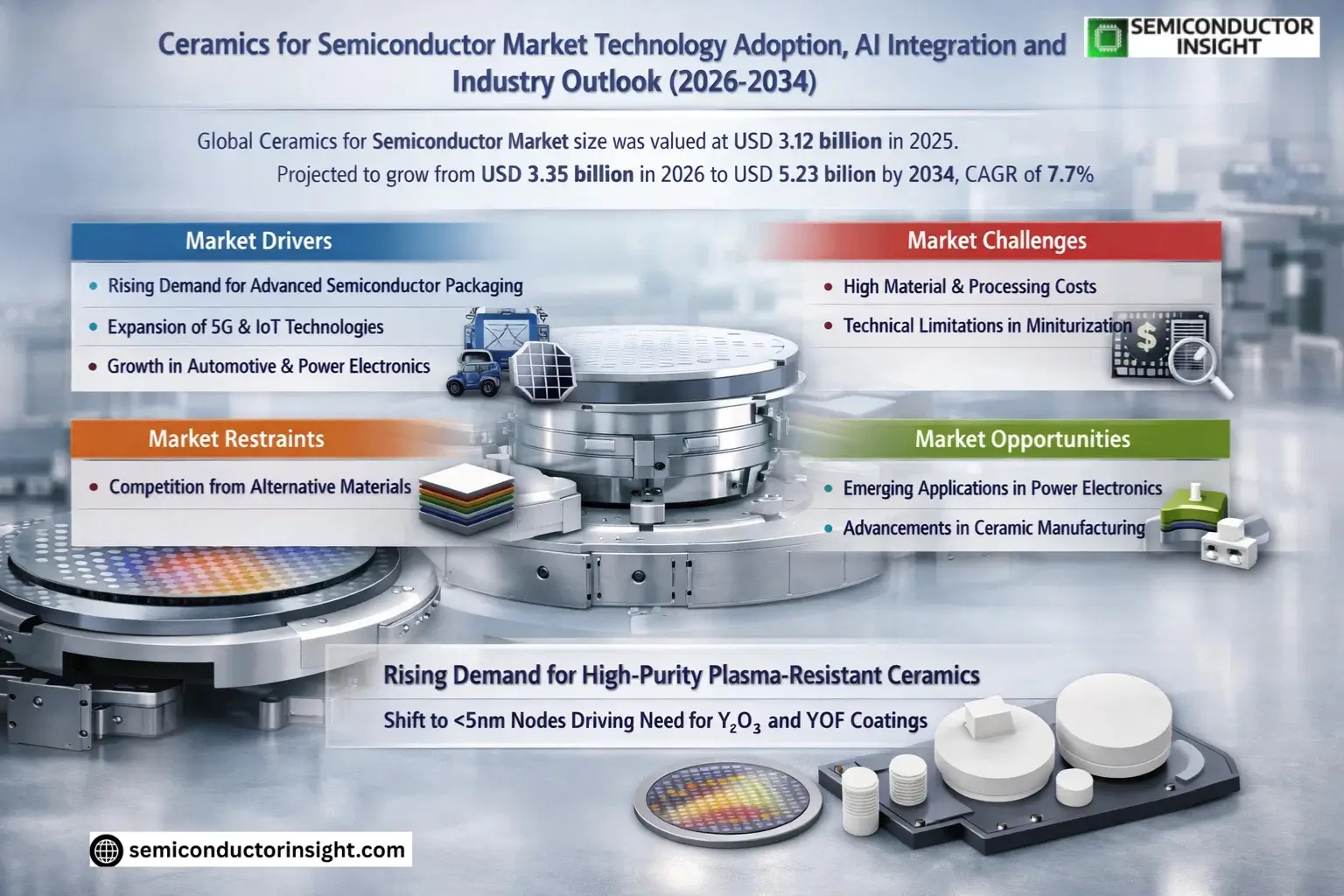 Ceramics for Semiconductor Market Size & Forecast