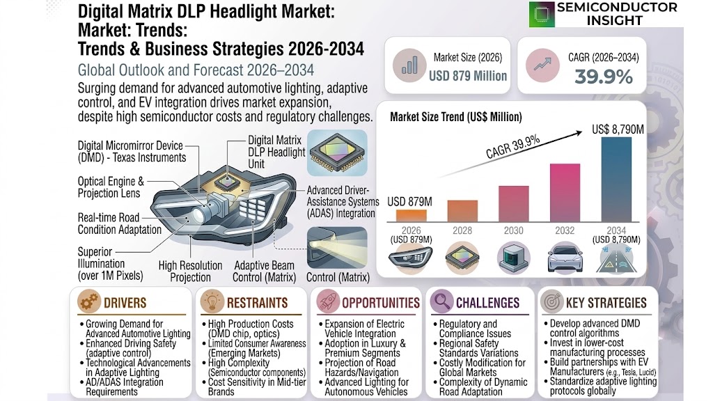 Digital Matrix DLP Headlight Market Size and Share