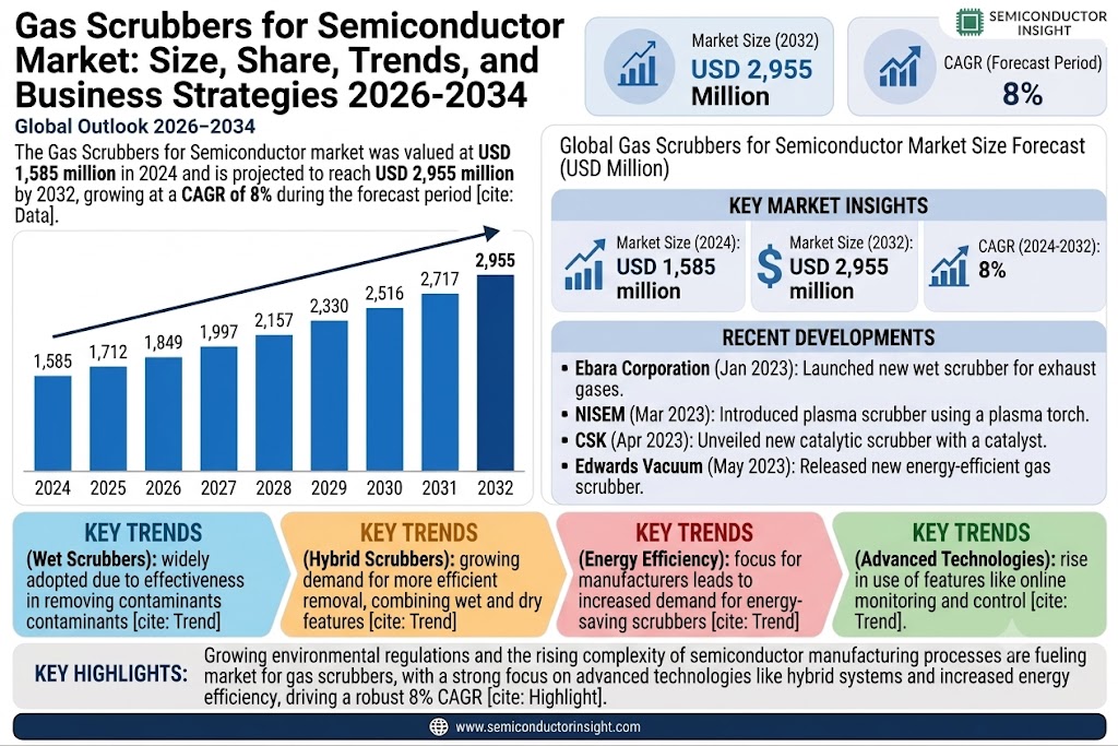 Gas Scrubbers for Semiconductor Market Trends and Share