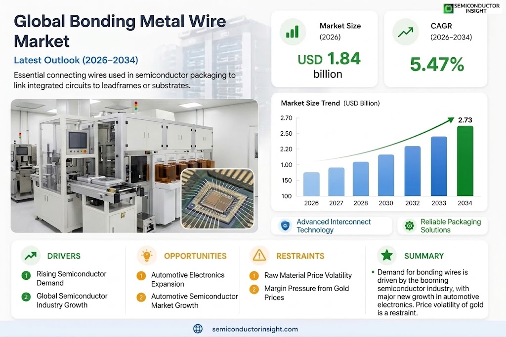 Global Bonding Metal Wire Market  Share, Size and Trends 
