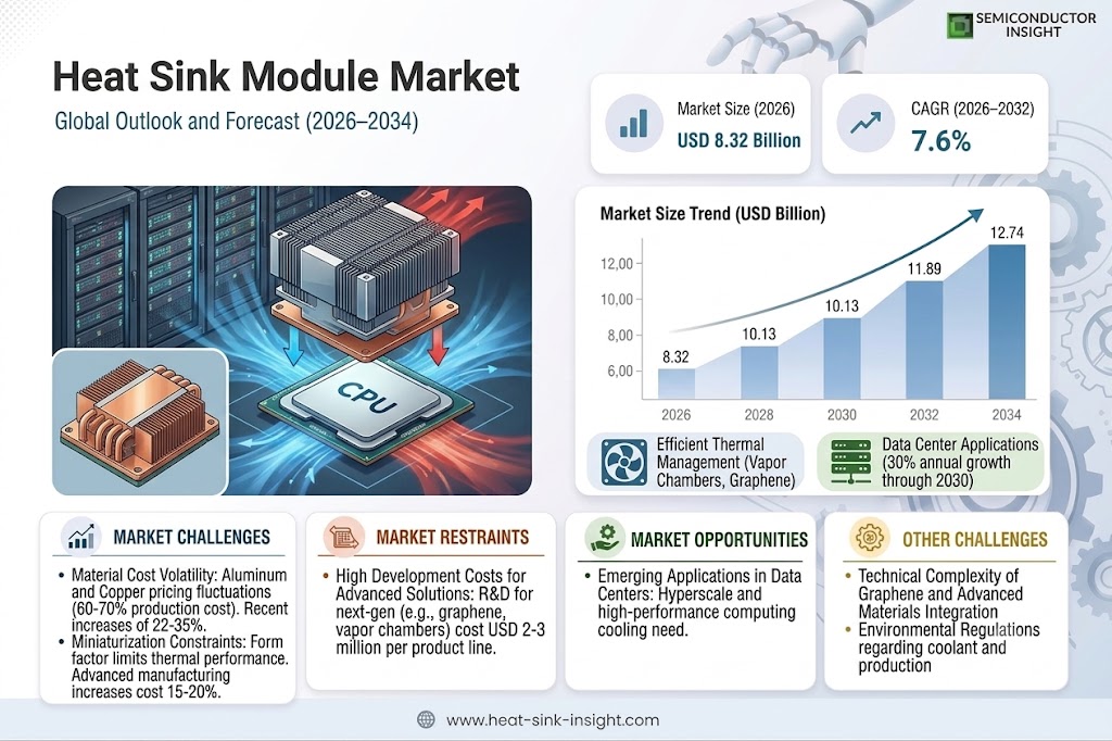 Heat Sink Module Market Share, Size and Trends
