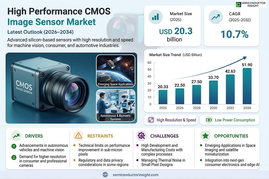 High Performance CMOS Image Sensor Market Size, Trends and Growth 
 