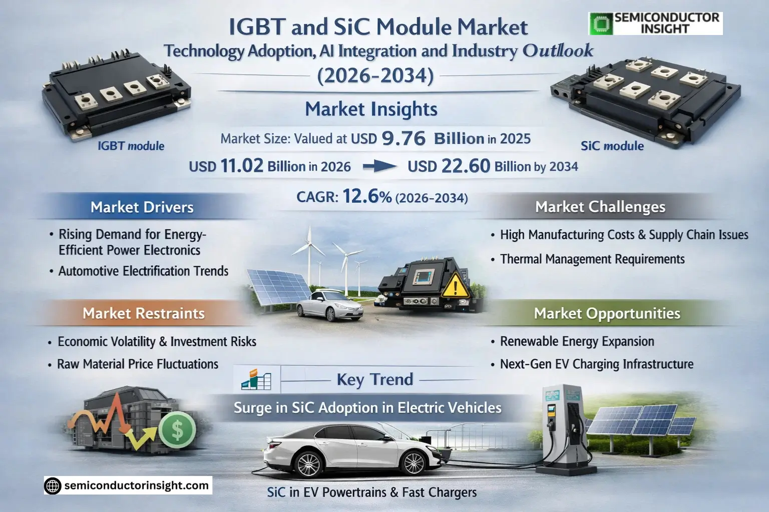 IGBT and SiC Module Market Share