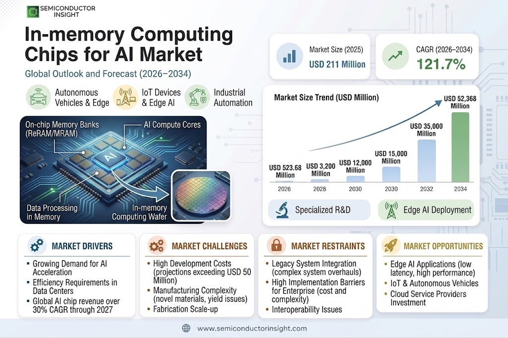 In-memory Computing Chips for AI Market
 Share and Size 