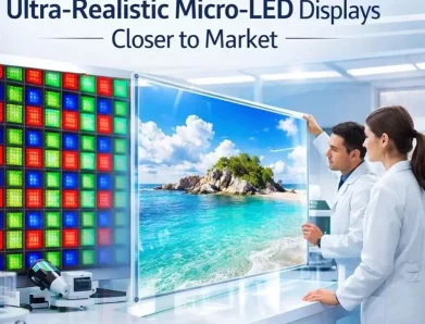 KAIST Researchers Achieve Major Breakthrough in Ultra-High-Resolution Red Micro-LED Displays