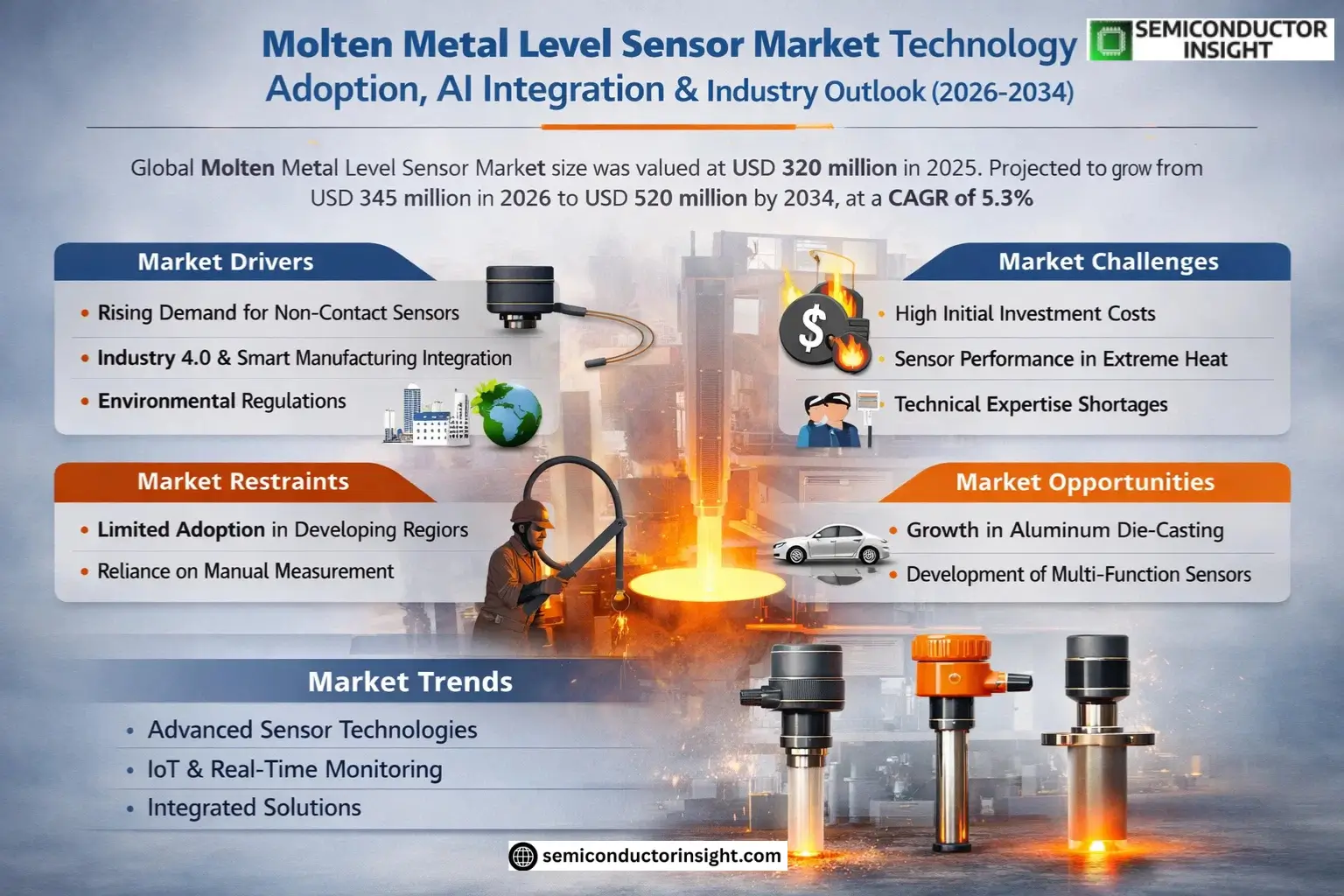 Molten Metal Level Sensor Market Share