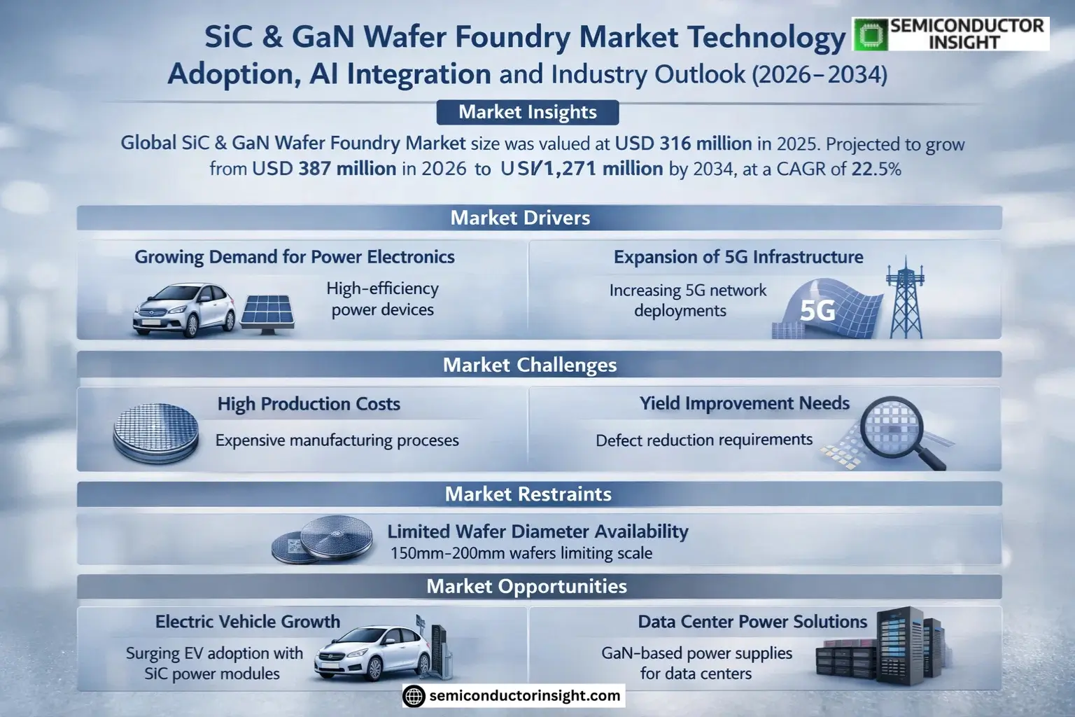 SiC & GaN Wafer Foundry Market Share