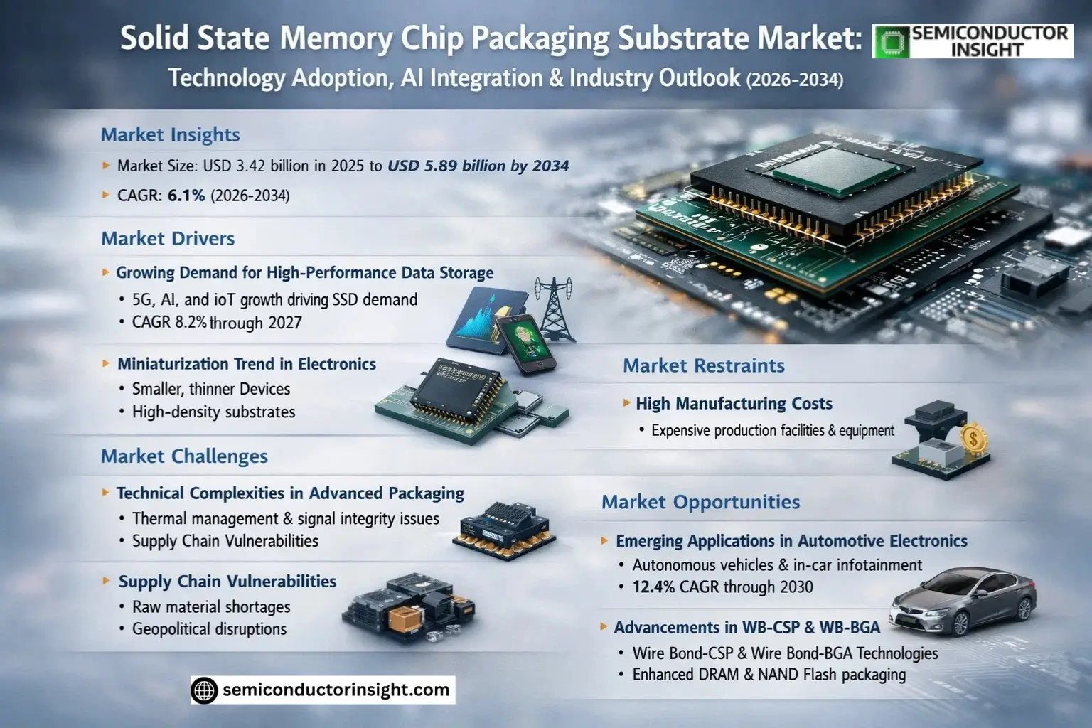 Solid State Memory Chip Packaging Substrate Market Insights