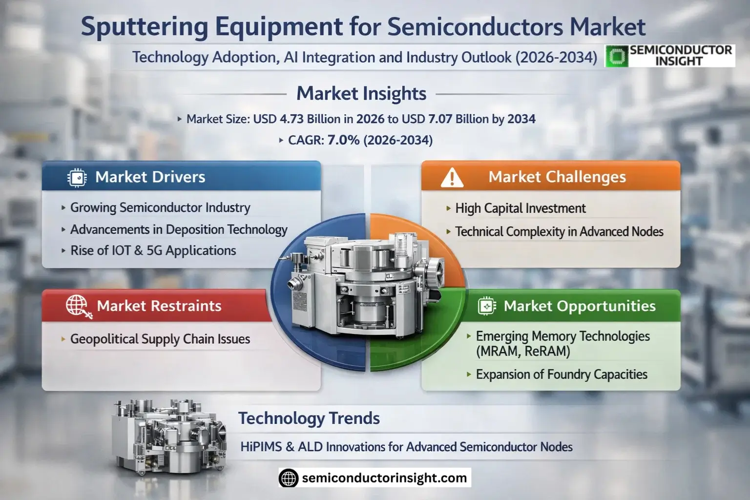 Sputtering Equipment for Semiconductors Market Growth 