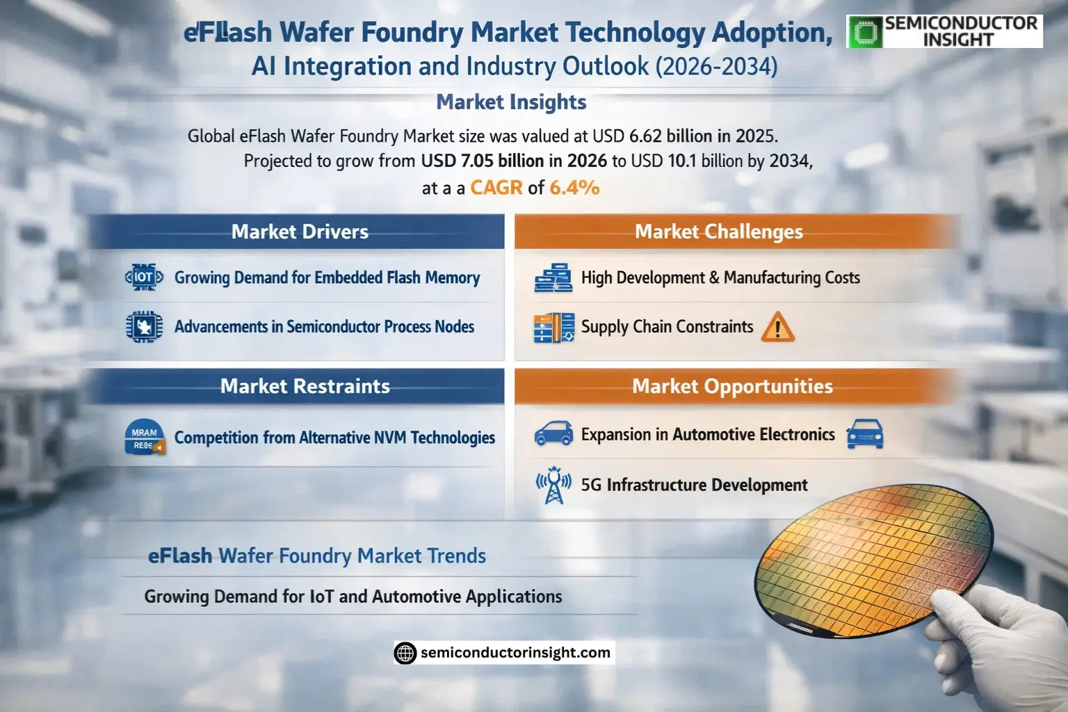 eFlash Wafer Foundry Market Growth 