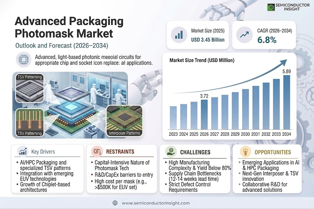 Advanced Packaging Photomask Market
 Share and Size