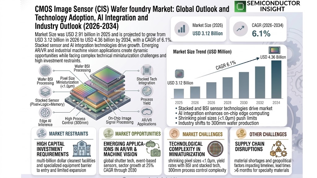 CMOS Image Sensor (CIS) Wafer foundry Market Size and Forecast