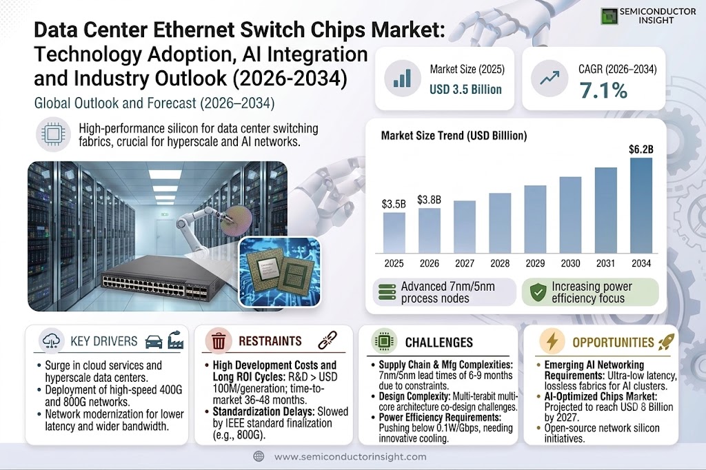 Data Center Ethernet Switch Chips Market Trends and Growth