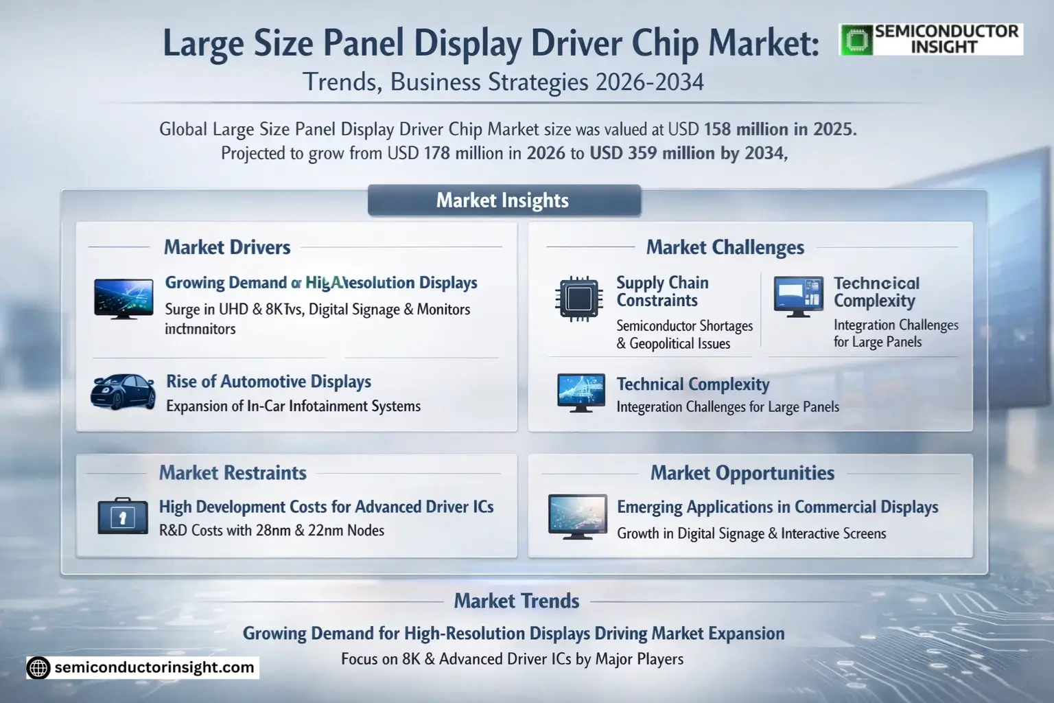 Large Size Panel Display Driver Chip Market Growth 