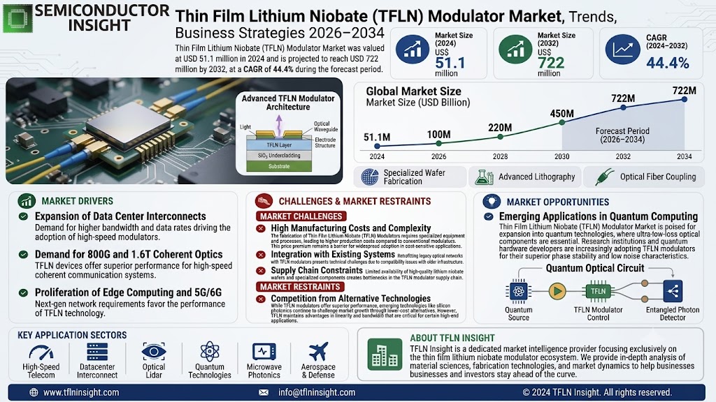 Thin Film Lithium Niobate (TFLN) Modulator Market  Trends
