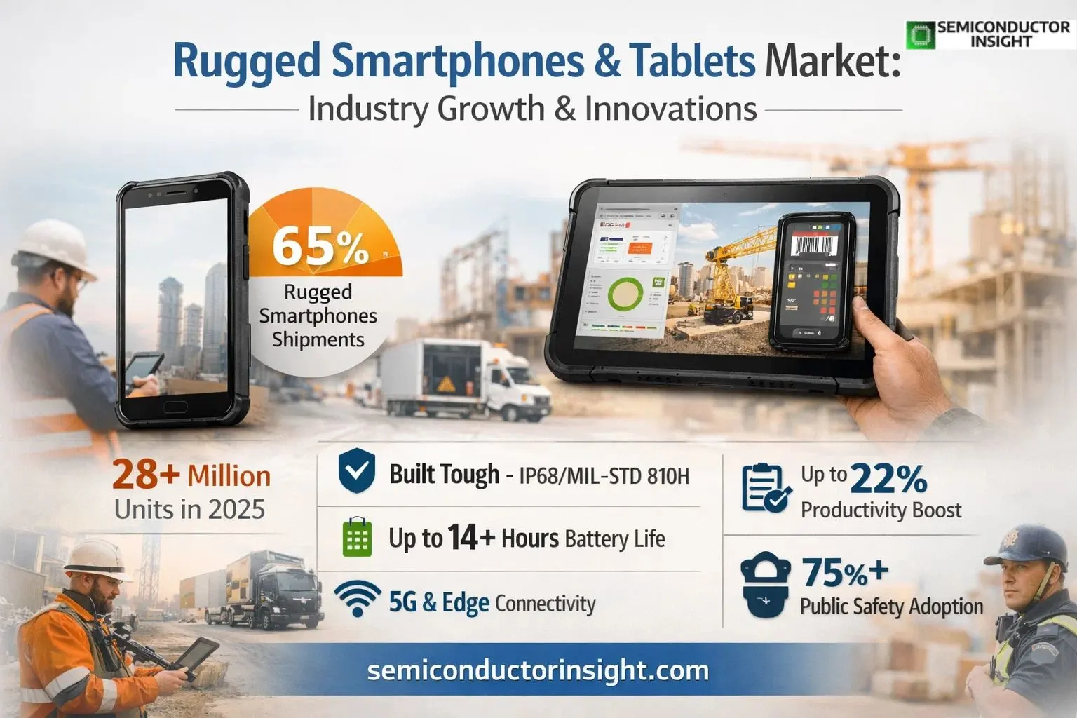 Rugged Smartphone and Tablets Size & Share