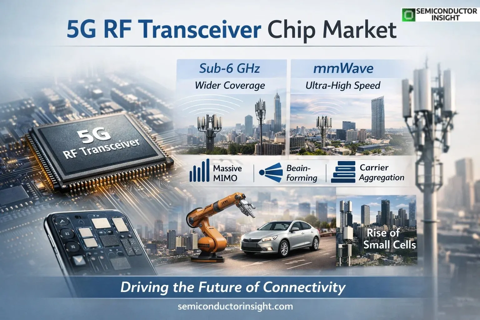 5G RF Transceiver Chip Market Powering the Invisible Backbone of Ultra-Fast Connectivity Size & Forcasting