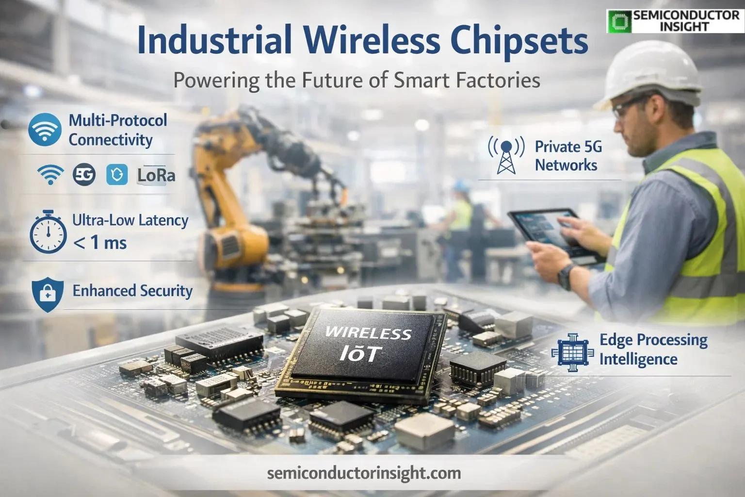 Industrial Wireless Chipsets Market Share & Size