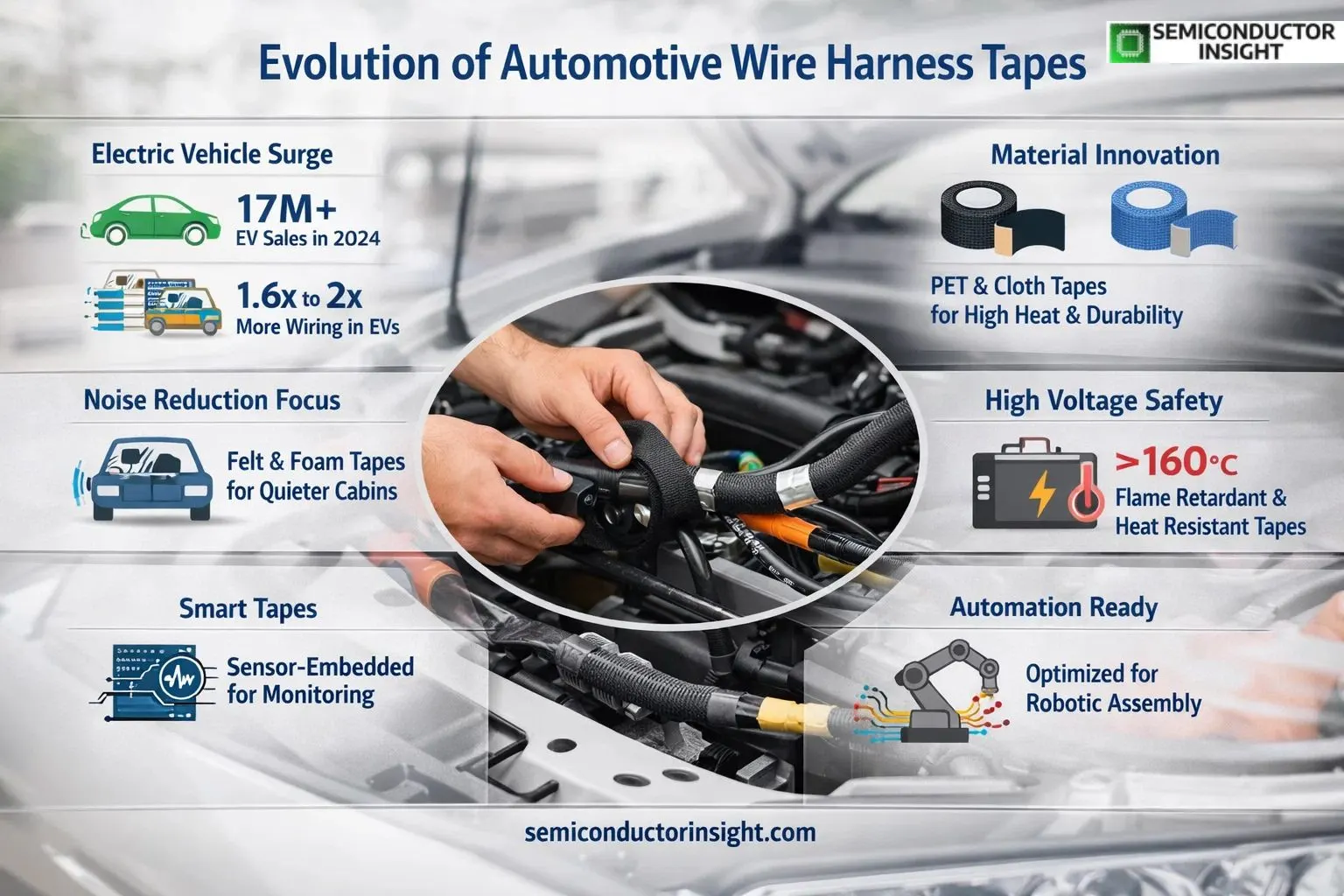 Automotive Wire Harnessing Tape Market Share & Market