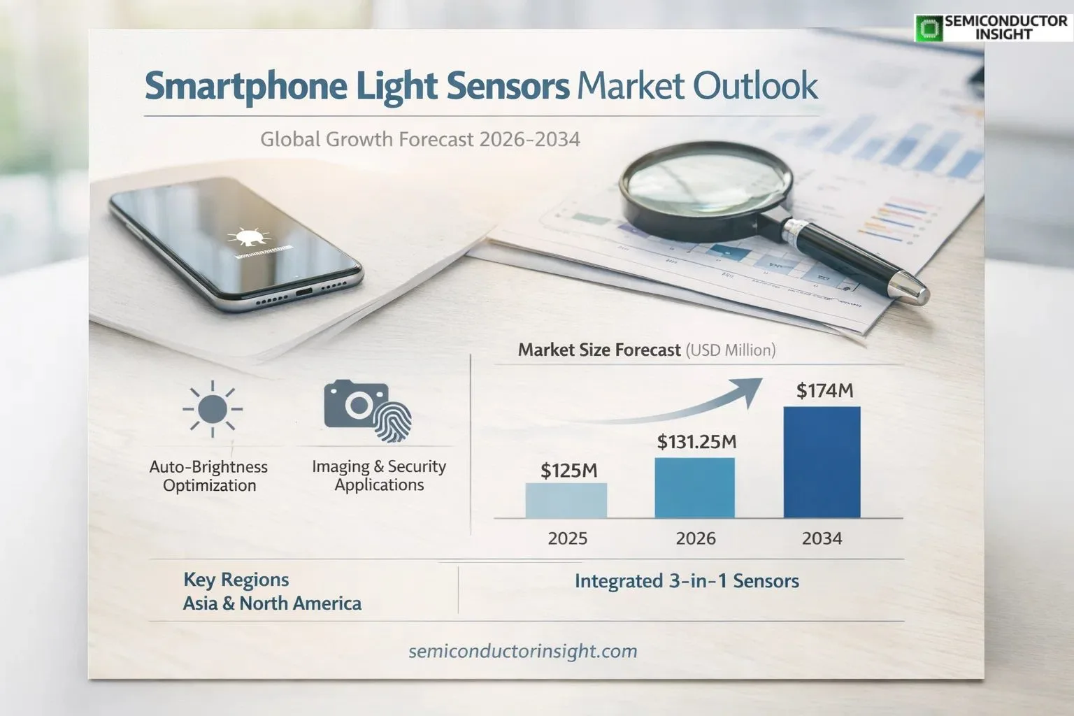 Smartphone Light Sensors Market Insights
Share & OutLook