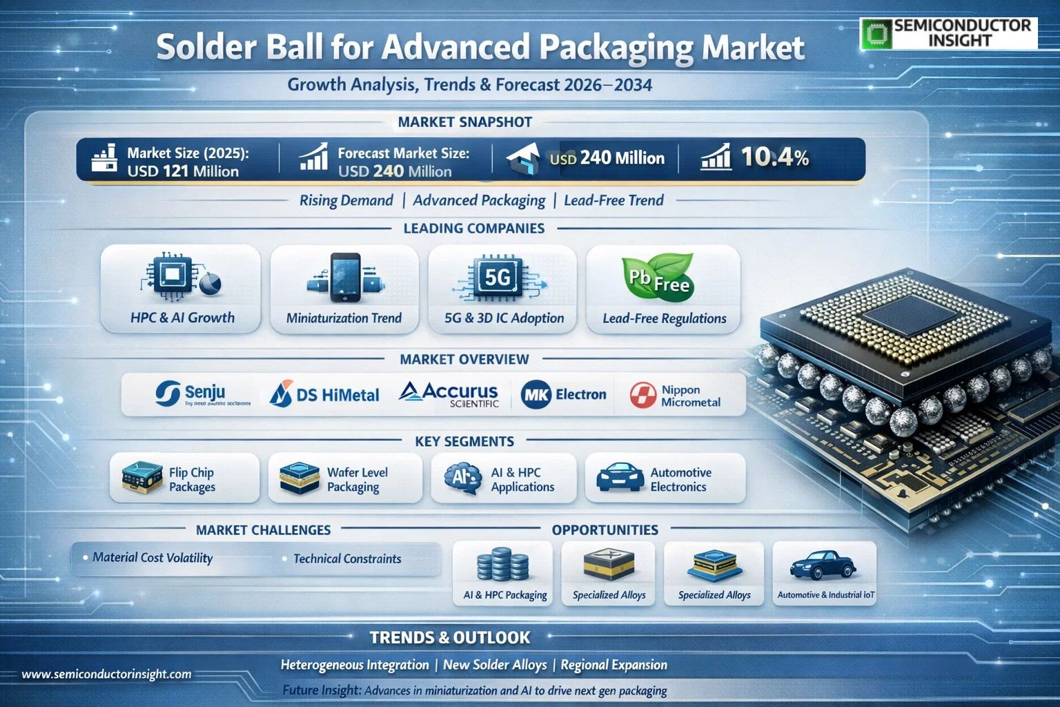 Solder Ball for Advanced Packaging Market Insights