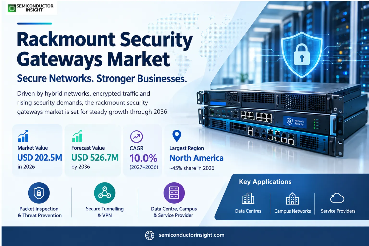 Rackmount Security Gateways Market size and shape 2026