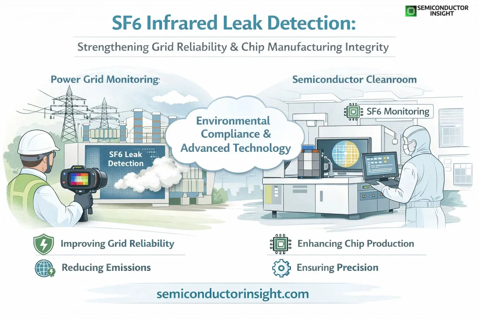 How SF6 Infrared Leak Detection Is Strengthening Grid Reliability and Chip Manufacturing Integrity?