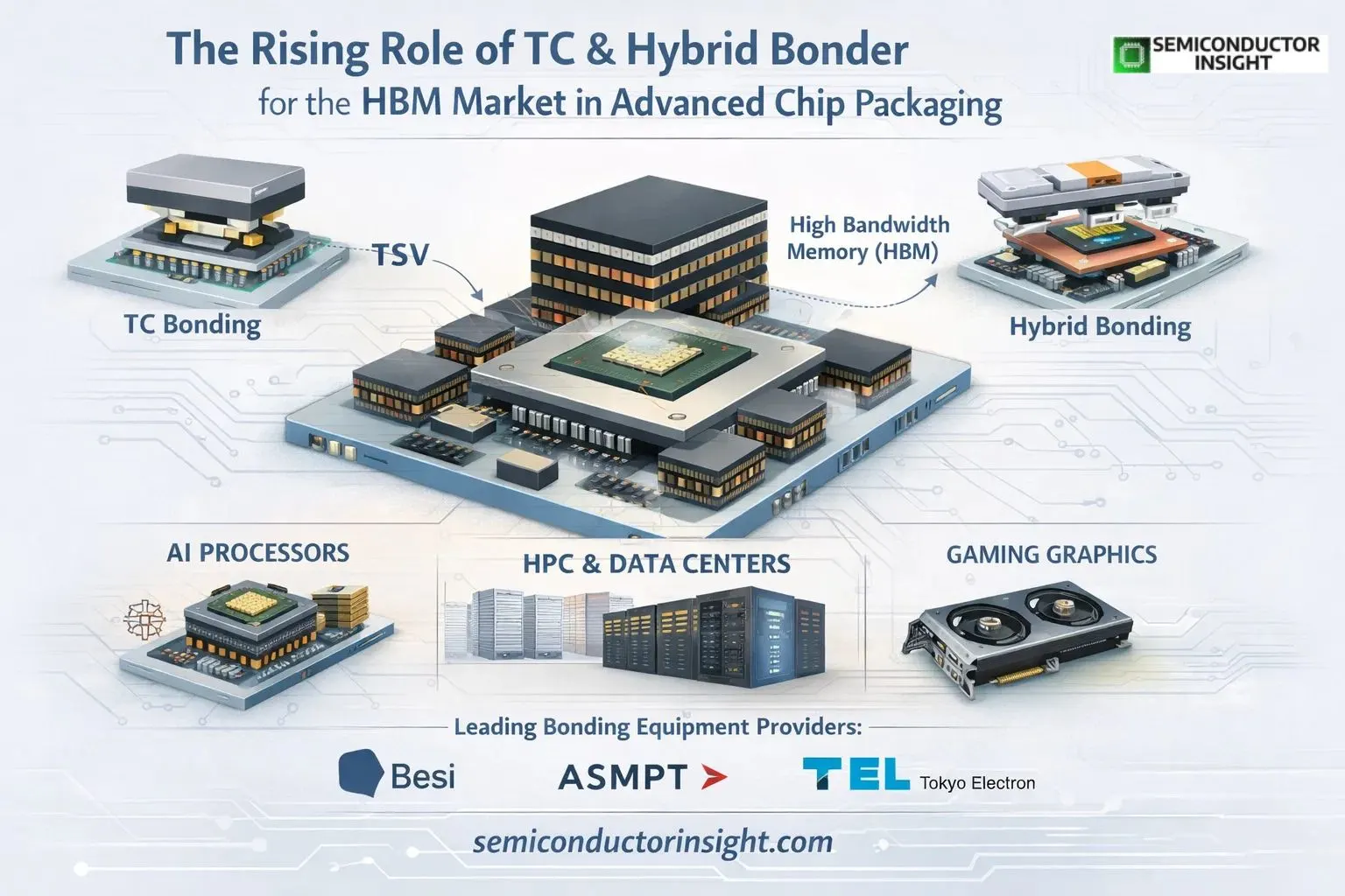 The Rising Role of TC and Hybrid Bonder for HBM Market in Advanced Chip Packaging