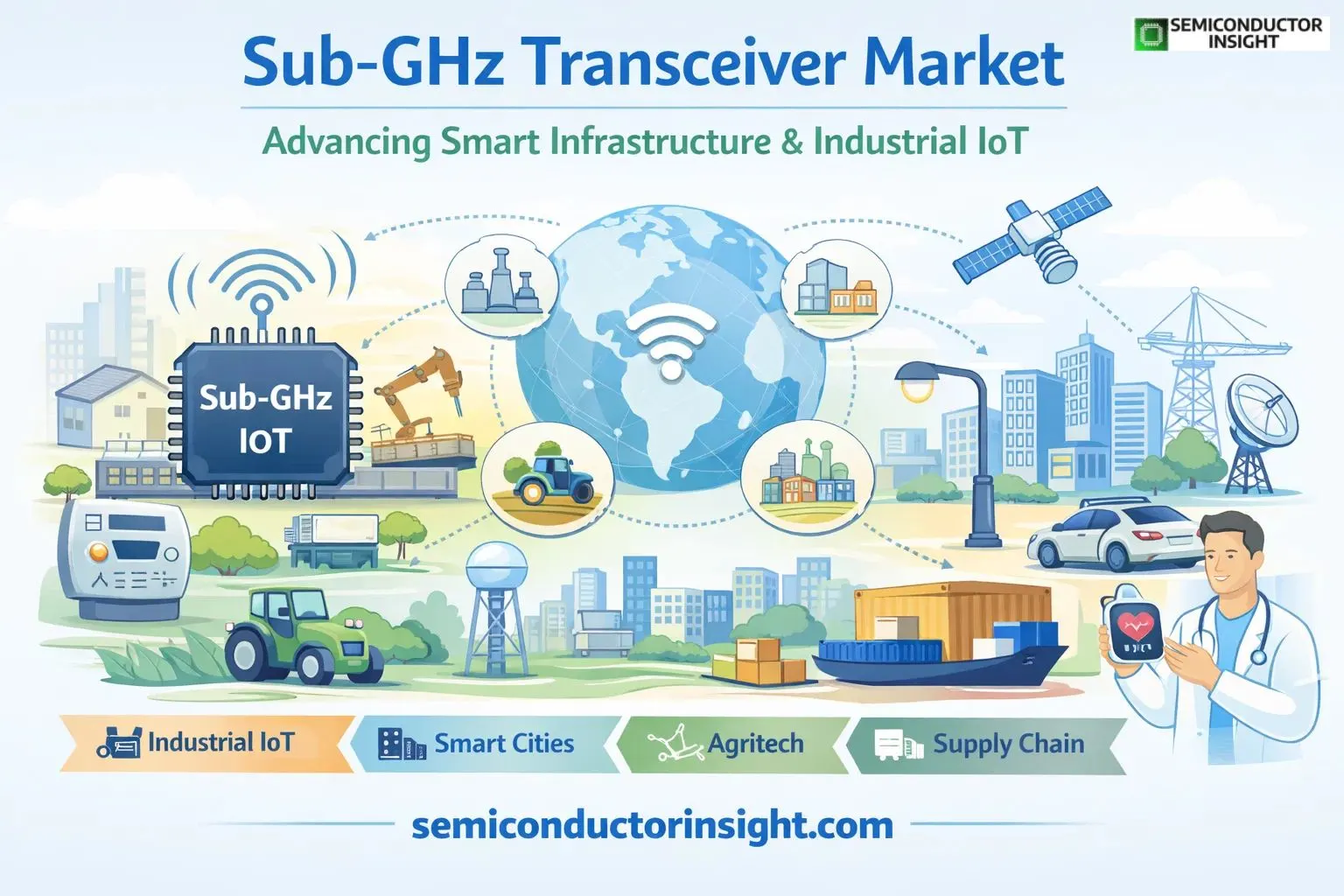 Sub-GHz Transceiver Market Advancing Smart Infrastructure