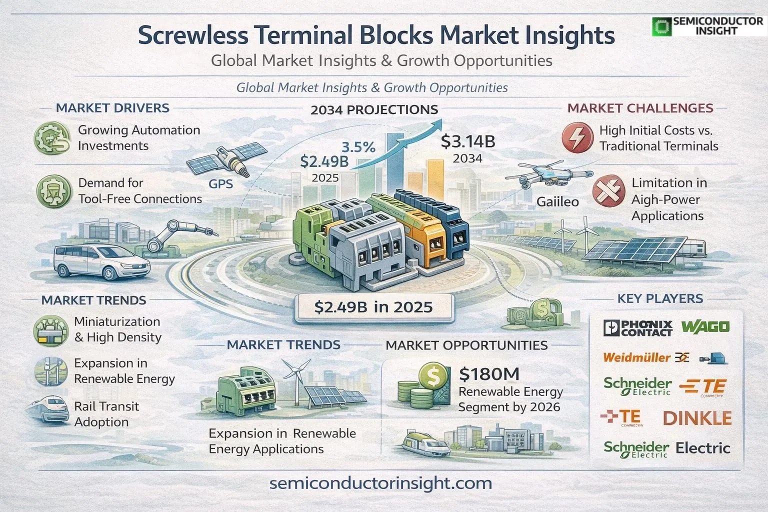 Screwless Terminal Blocks Market Insights