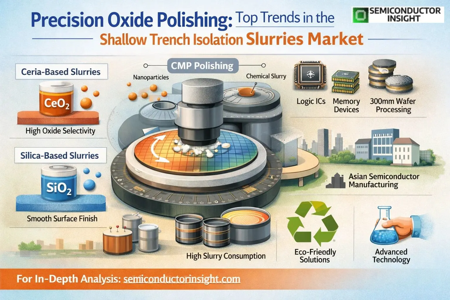 Shallow Trench Isolation Slurries Market Size