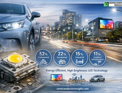 Demand for Displays and Smart Infrastructure Boosts the Growth of the High Brightness LED Market